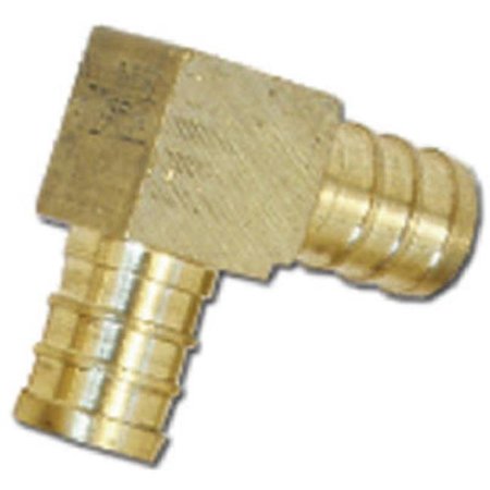 SHARKBITE-CASH ACME Sharkbite-Cash Acme 137629 0.5 in. Brass Insert Elbows; Pack of 10 137629